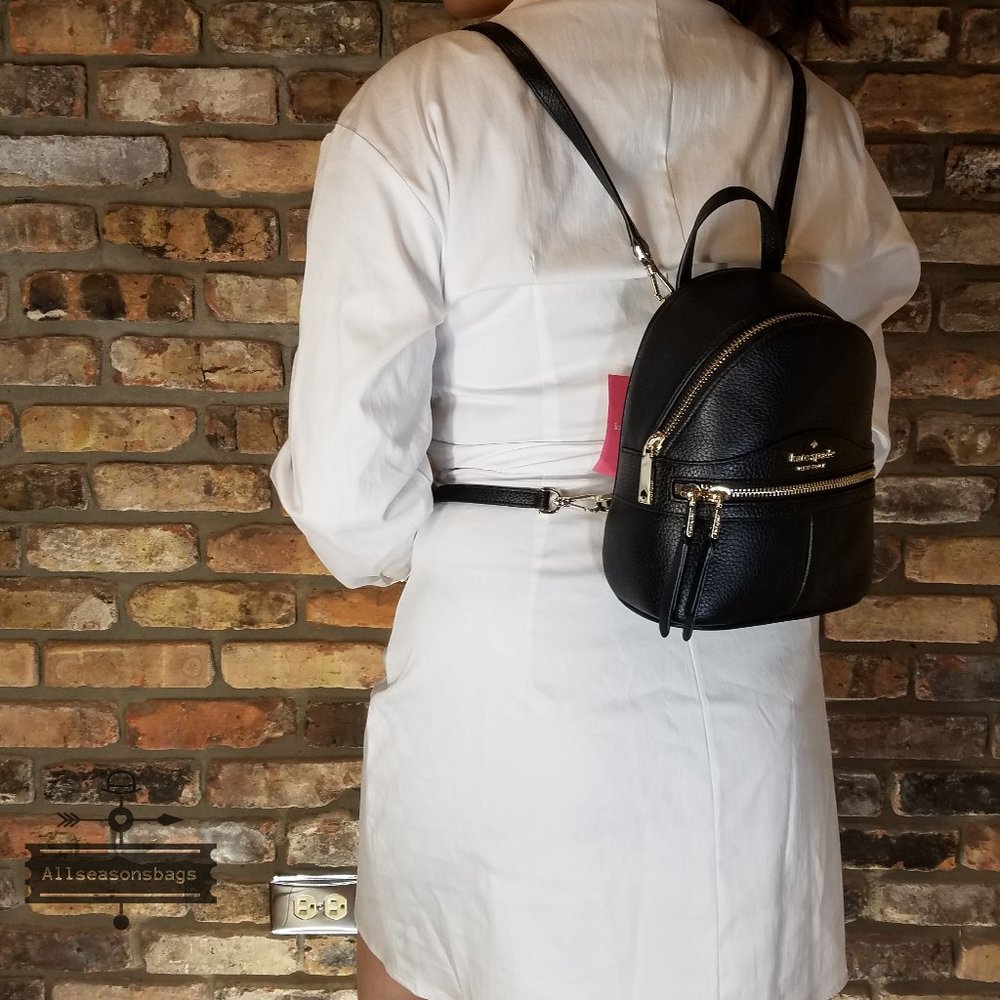 Kate spade MINI Karina Backpack Black VERY SMALL - Picture 4 of 11